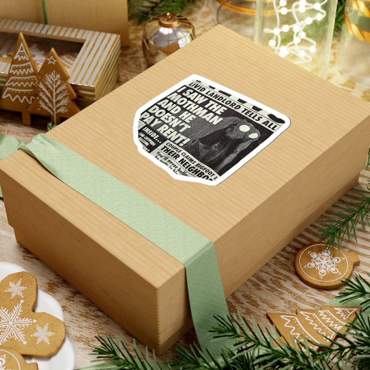 Daily News Mothman Sticker - Mothman.Life