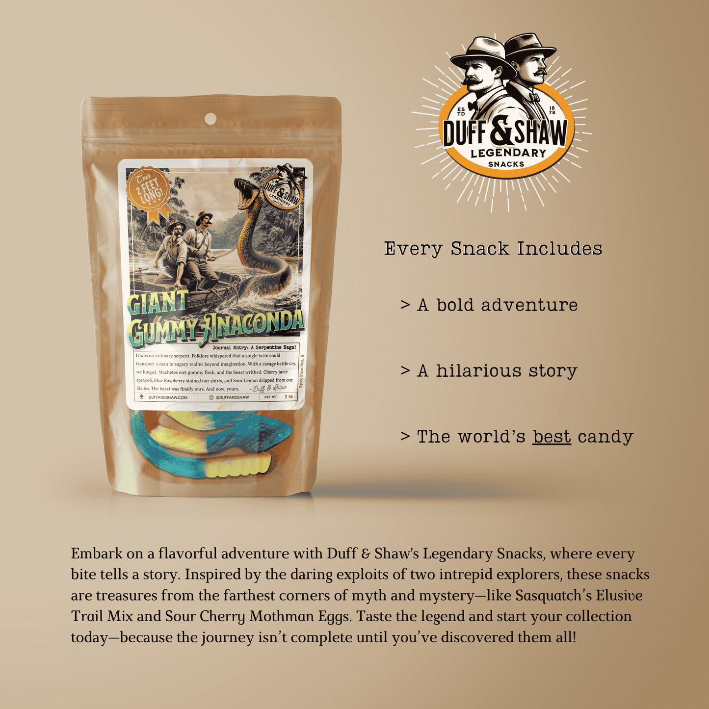 GIANT Gummy Anaconda! - Mothman.Life