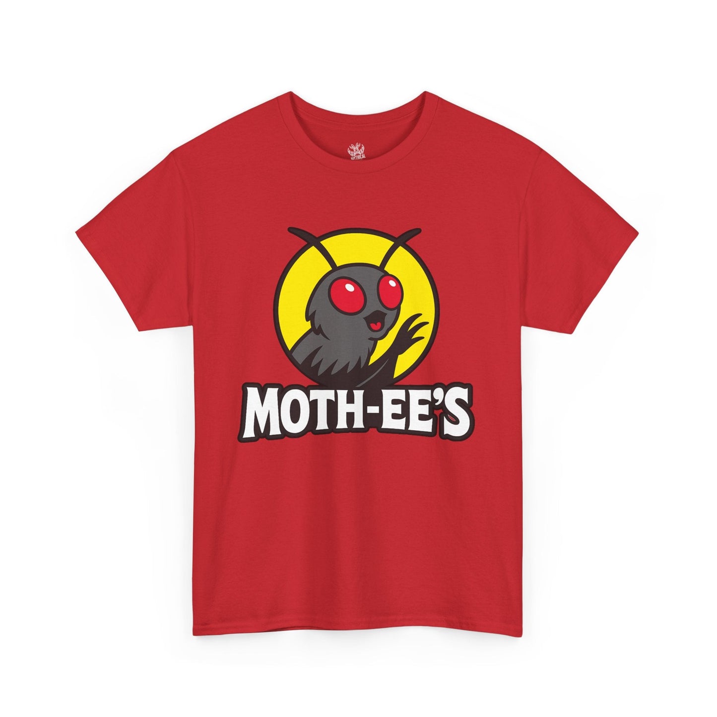 Moth - ee's Classic Red Logo Tee - Mothman.Life