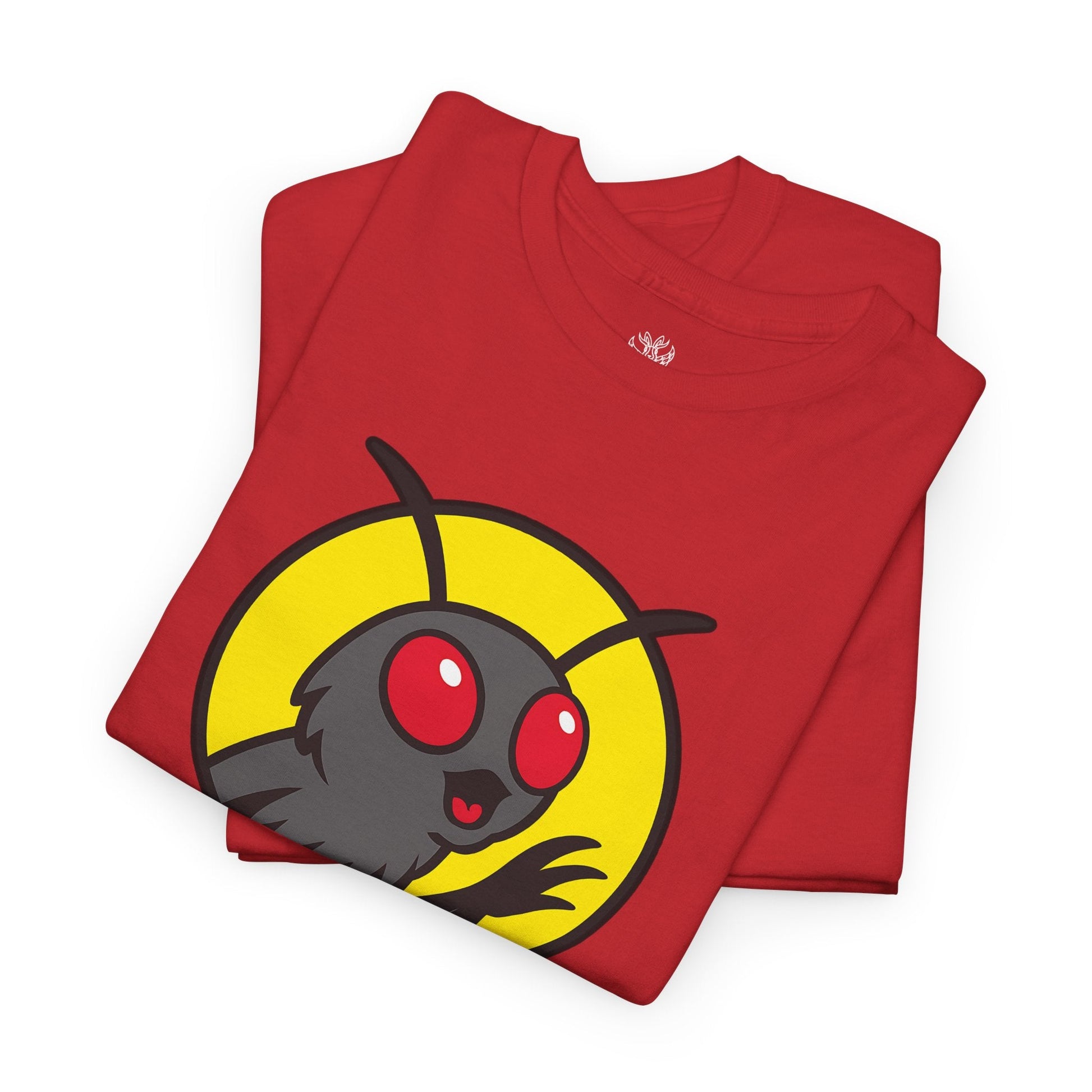 Moth - ee's Classic Red Logo Tee - Mothman.Life