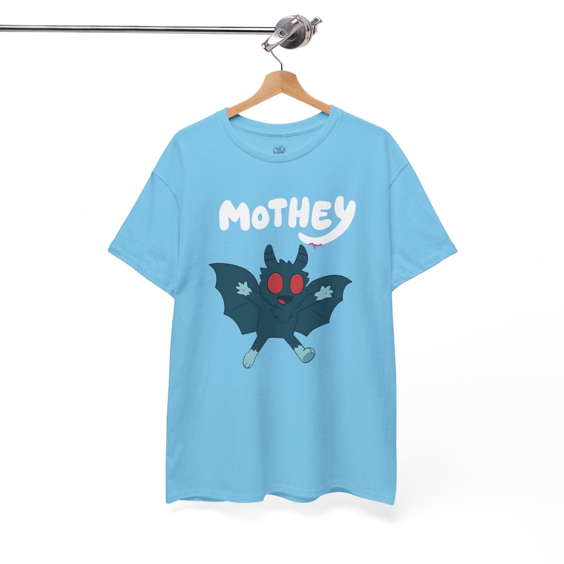 Mothey (and Sticky Gecko) Parody Tee - Mothman.Life