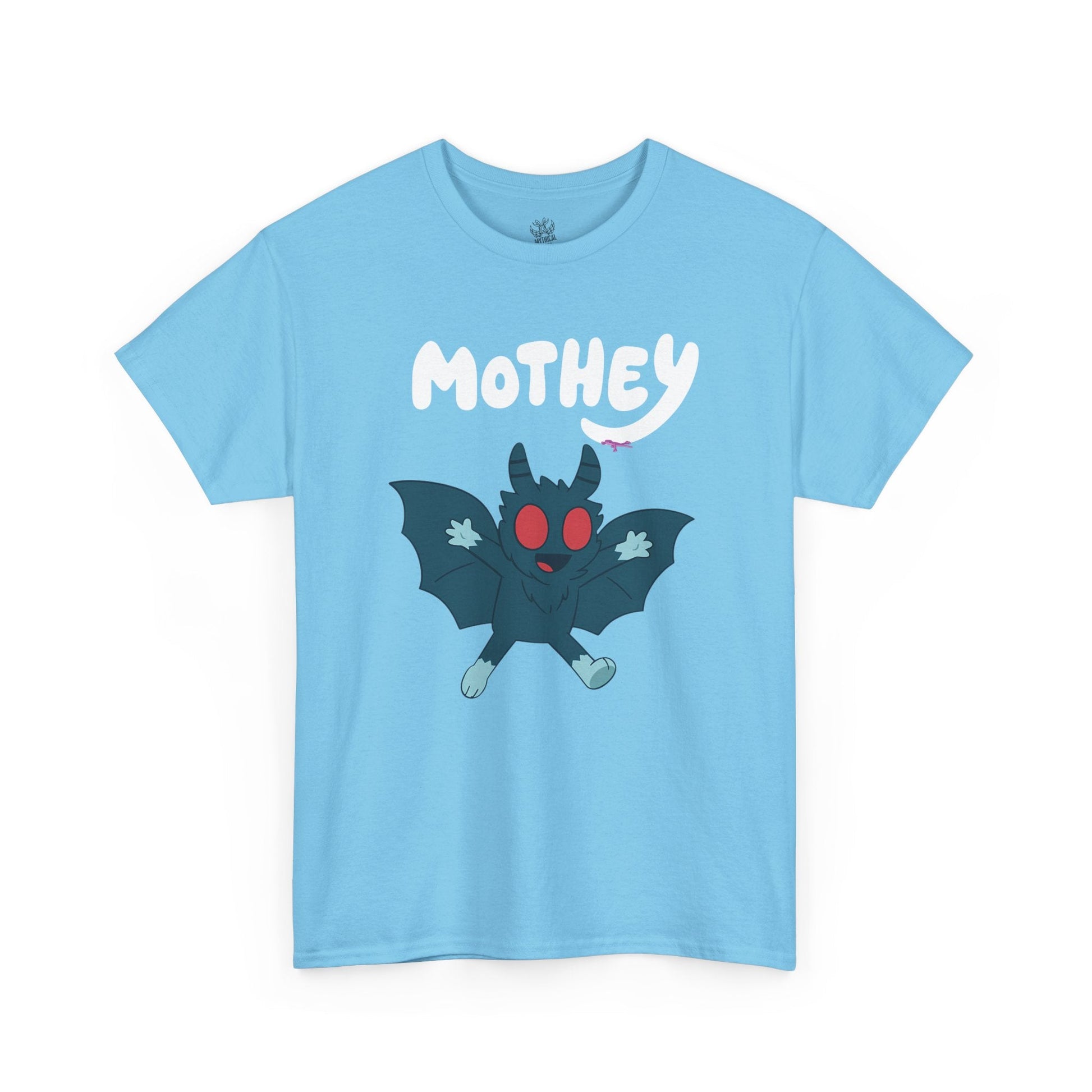 Mothey (and Sticky Gecko) Parody Tee - Mothman.Life