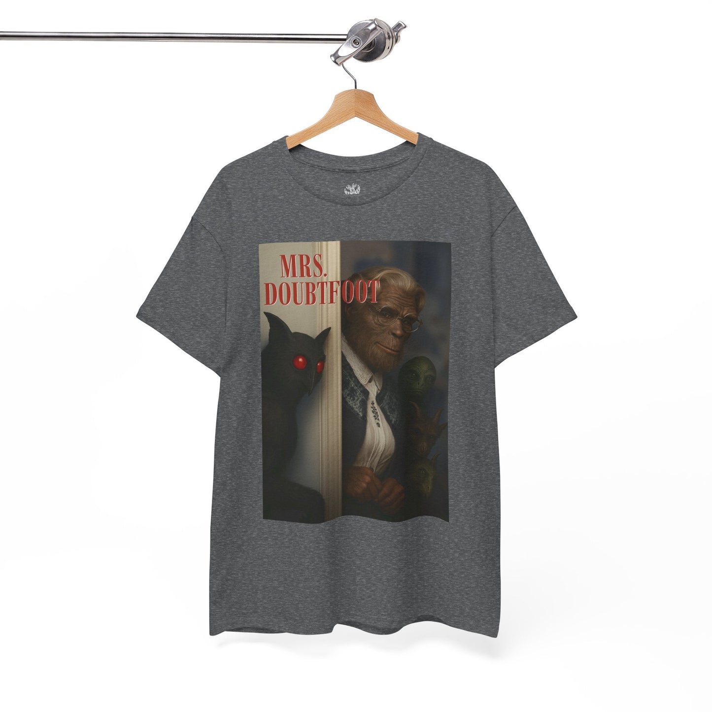 Mrs. Doubtfoot Tee - Mothman.Life