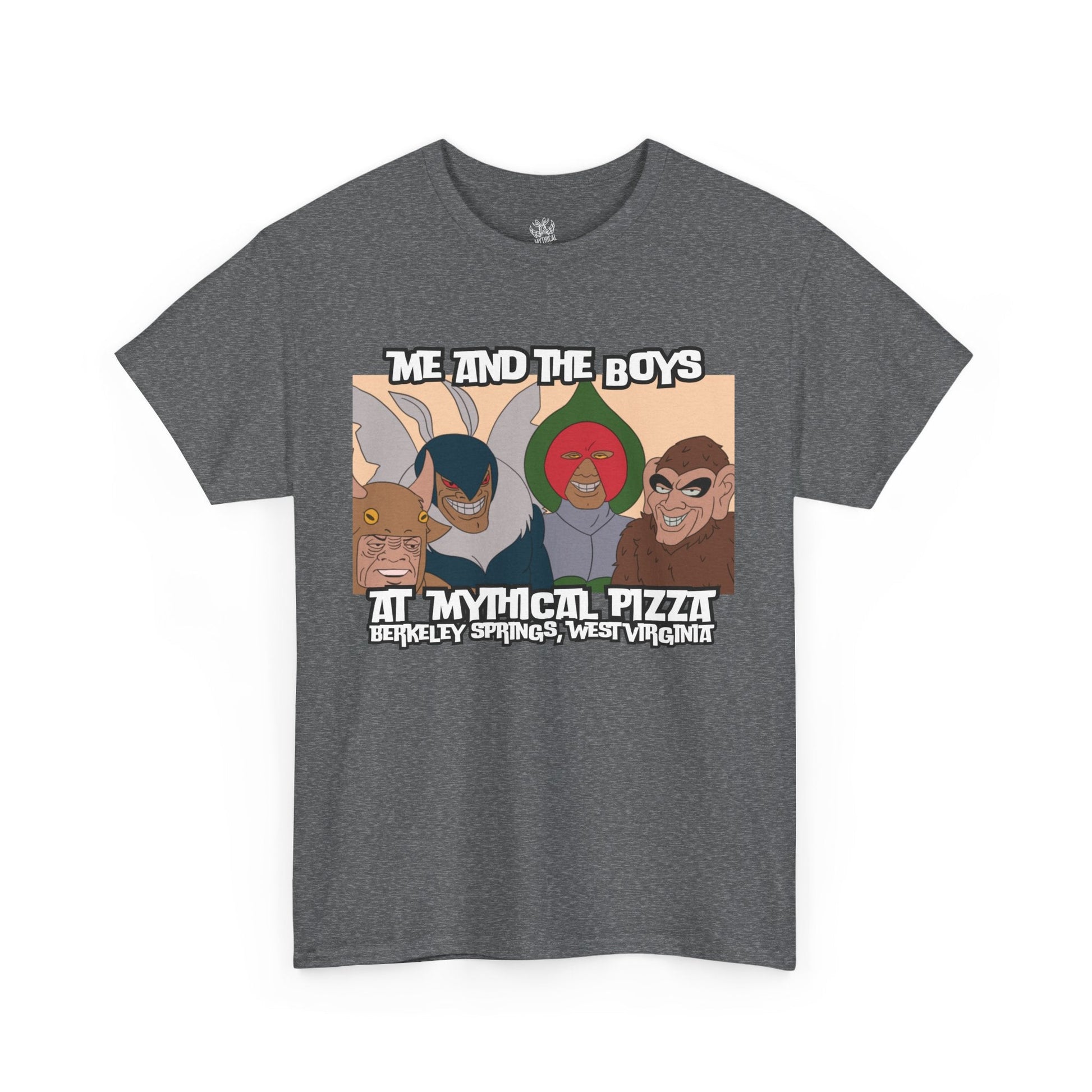 Mythical Pizza Me and the Boys Tee - Mothman.Life