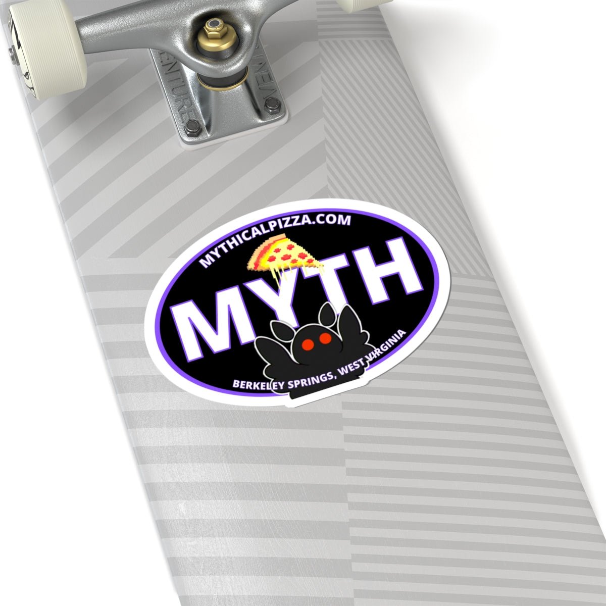 Mythical Pizza MYTH Sticker - Mothman.Life
