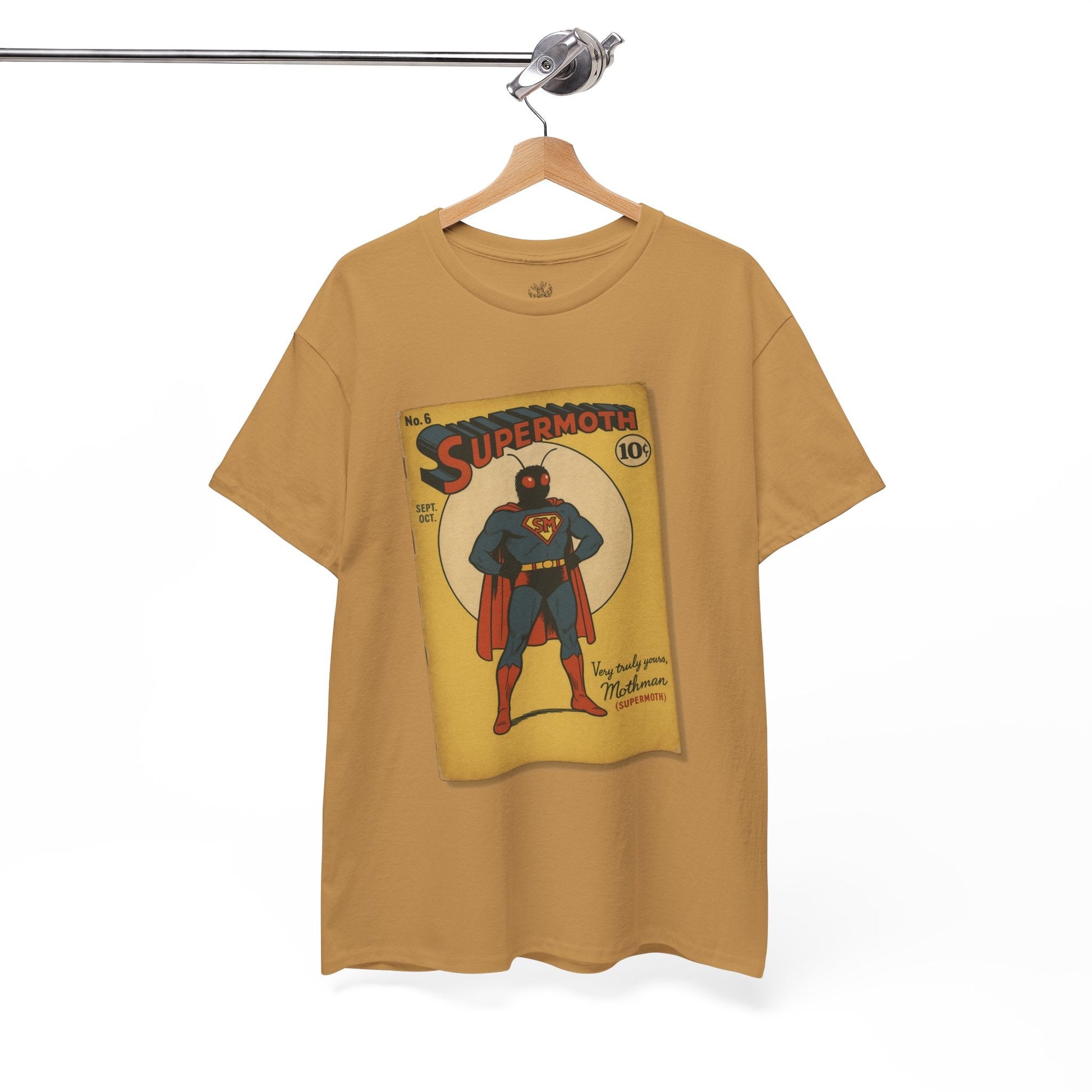 Supermoth Vintage Comic Tee - Mothman.Life