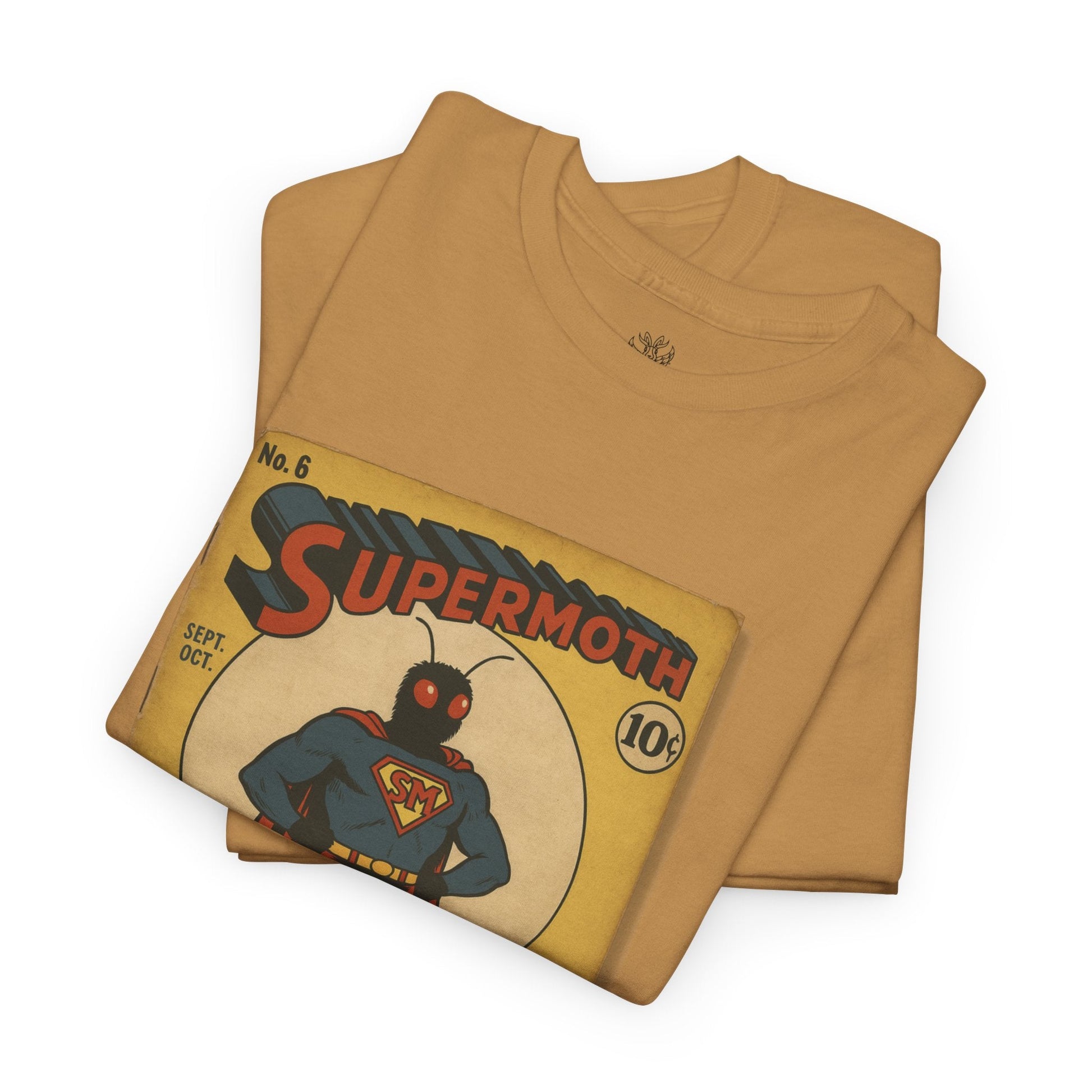 Supermoth Vintage Comic Tee - Mothman.Life