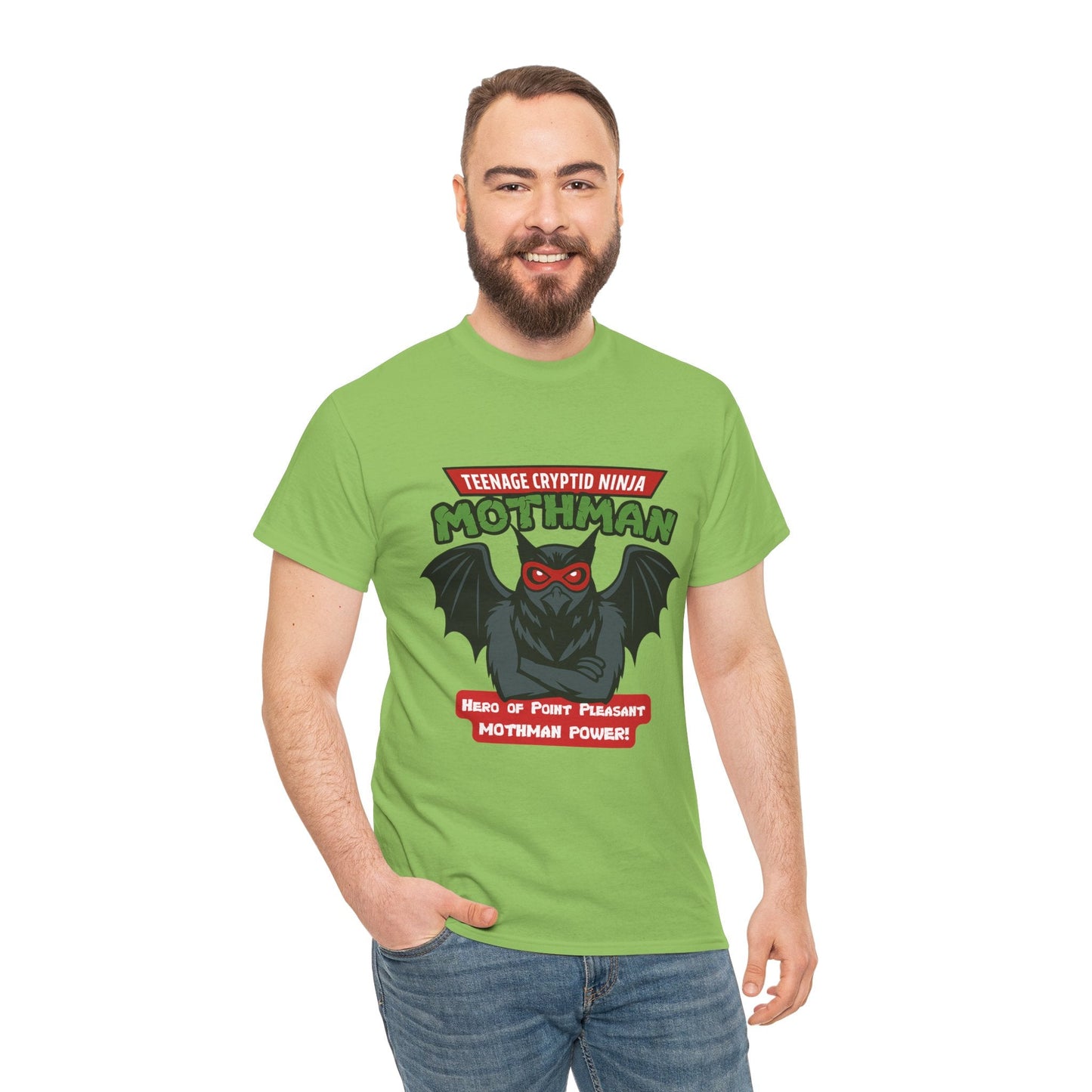 Teenage Cryptid Ninja Mothman Tee - Mothman.Life