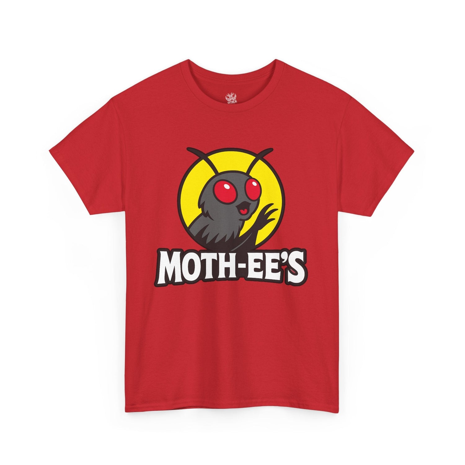 Moth - ee's Classic Red Logo Tee - Mothman.Life