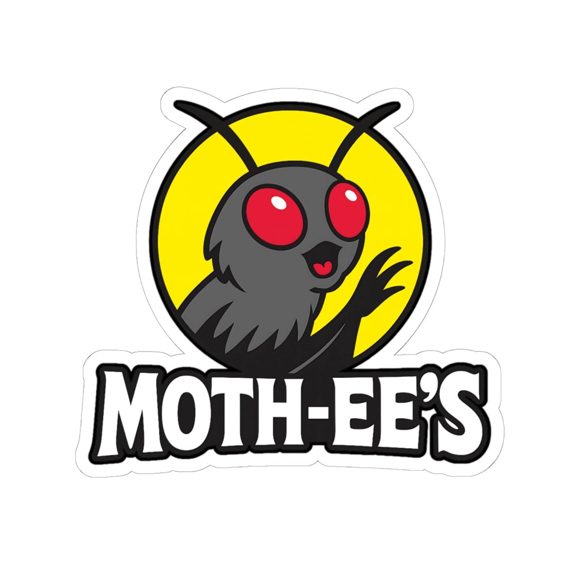 Moth - ee's Sticker - Mothman.Life
