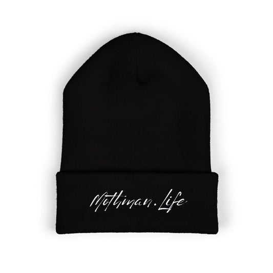 Mothman.Life Embroidered Beanie - Mothman.Life