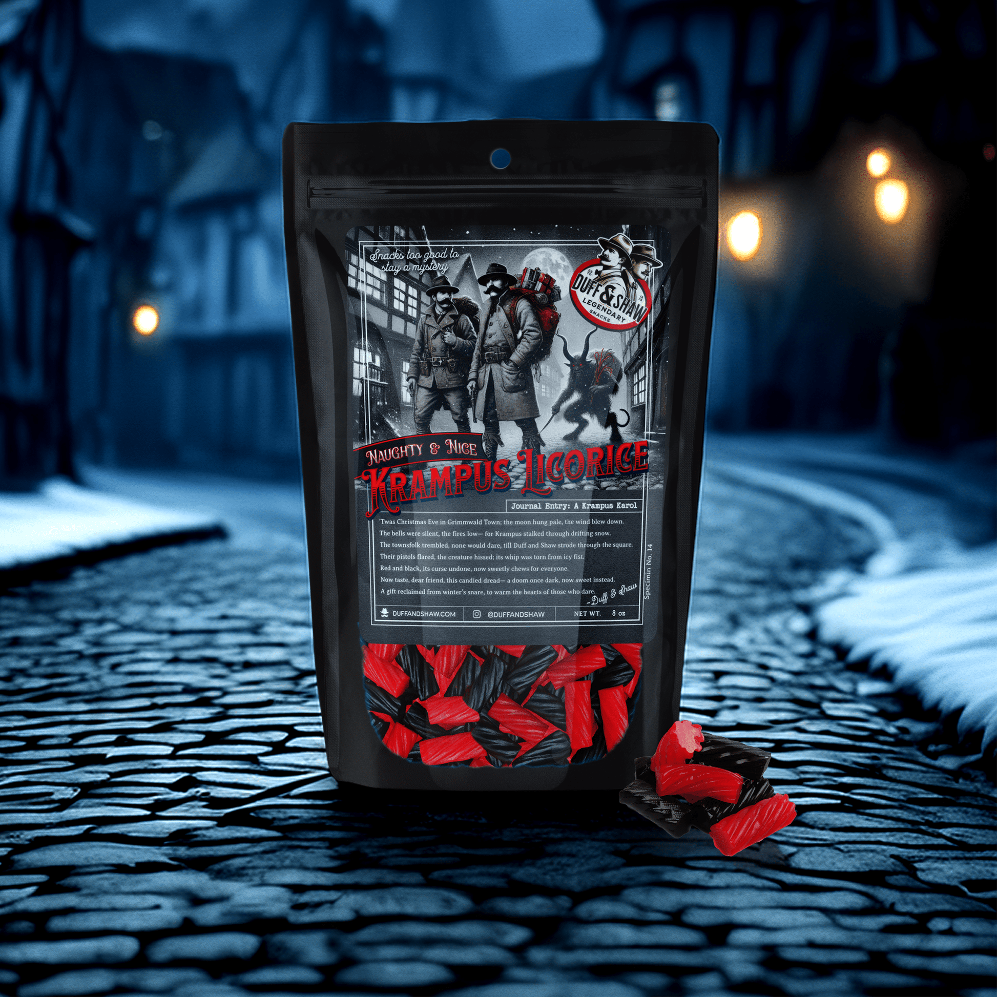 Naughty or Nice Krampus Licorice - Mothman.Life
