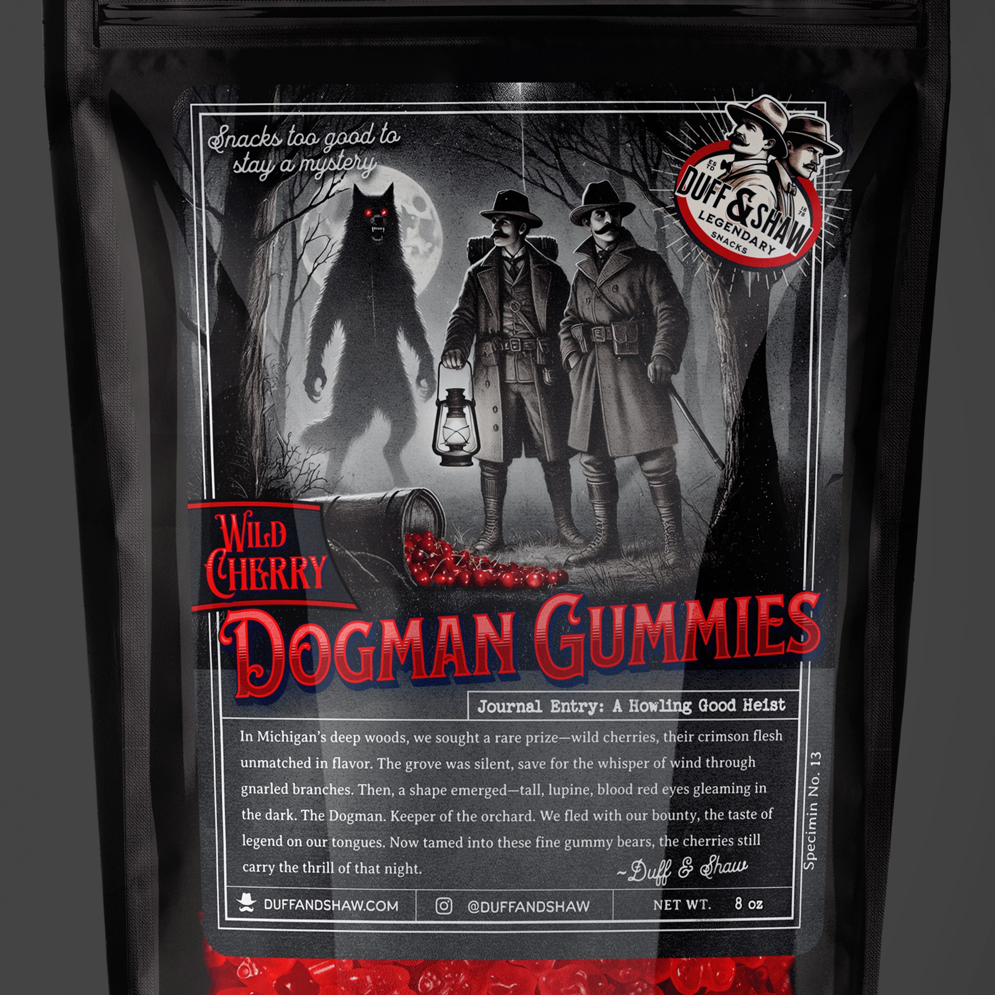 Wild Cherry Dogman Gummies - Mothman.Life