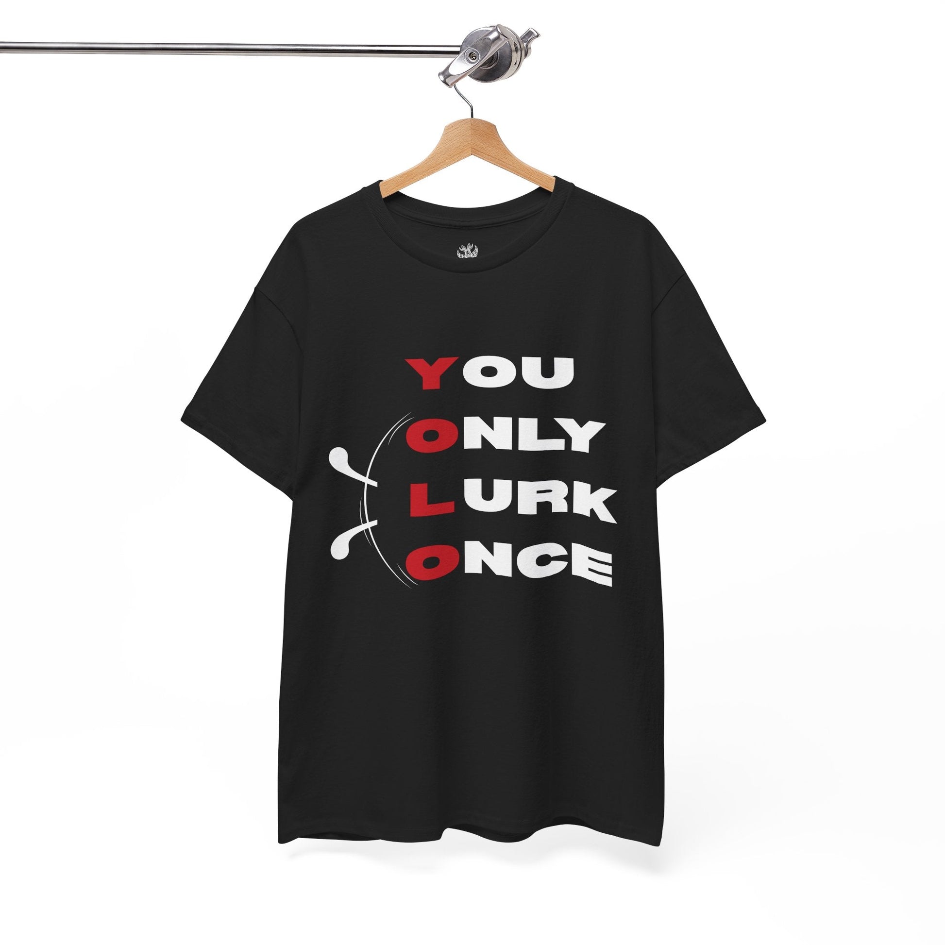 YOLO: You Only Lurk Once Mothman Tee - Mothman.Life